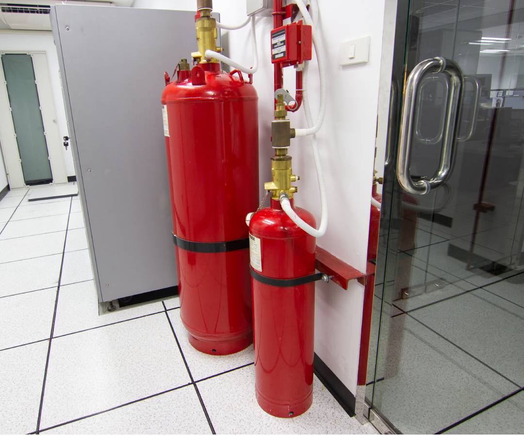 Industrial fire suppression system nozzle for commercial buildings in Winnipeg